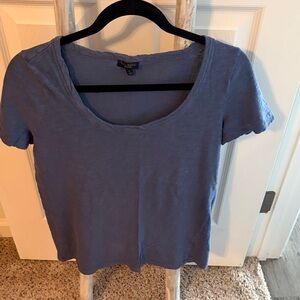 Talbots Soft Blue Short Sleeve Tee